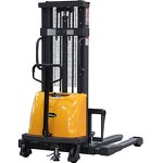 Electric Pallet Stacker Manufacturer - Wide Legs 1.5 Ton Electric Forklift
