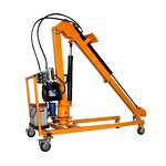 Mini Truck Crane Factory - Portable 1000kg Telescopic Boom Electric Mobile