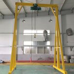 Shop Crane Manufacturer - 1 Ton Hydraulic Manual Foldable Portable Hoist