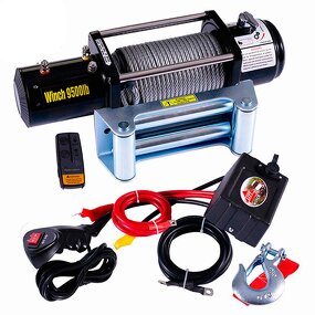 Electric Winch Factory - Heavy Duty 10 Ton 12V/24V for Vehicle Truck