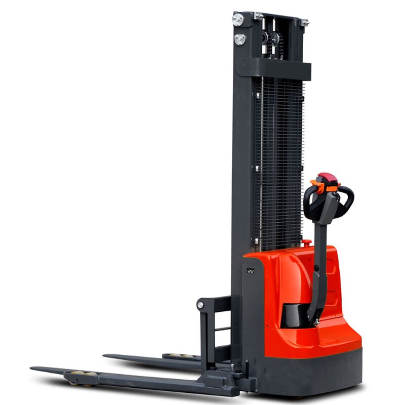Electric Forklift Stacker Manufacturer - Stand up 1-1.5 Ton Warehouse Workshop