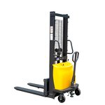 Semi Electric Stacker Factory - 1-2 Ton Rechargeable 3m Lift AWD Hydraulic