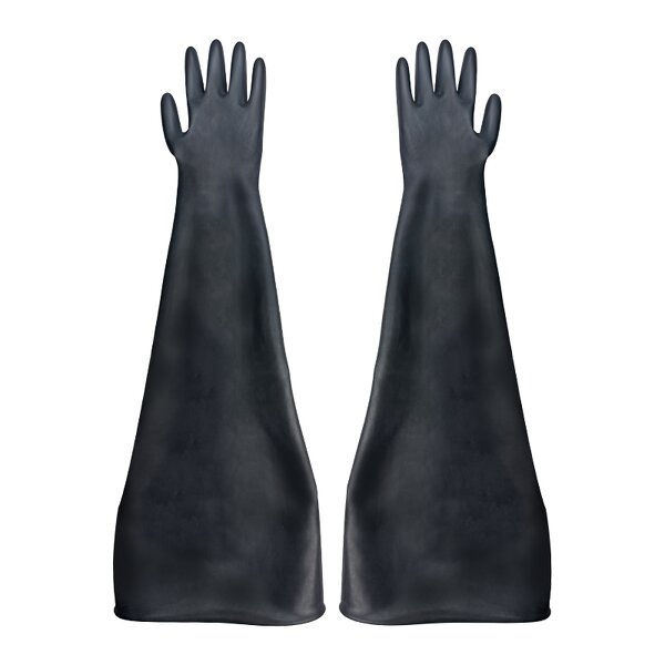 Butyl Rubber Gloves Manufacturer - High Performance Experimental Protective Shiny Dry Box Chemical