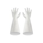 Hypalon Dry Box Gloves Manufacturer - 400MM Long Chemical Resistant Chlorosulfonated Polyethylene