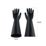Dry Box Gloves Manufacturer - 400MM High Quality CSM Rubber Wear Resisting Chemical