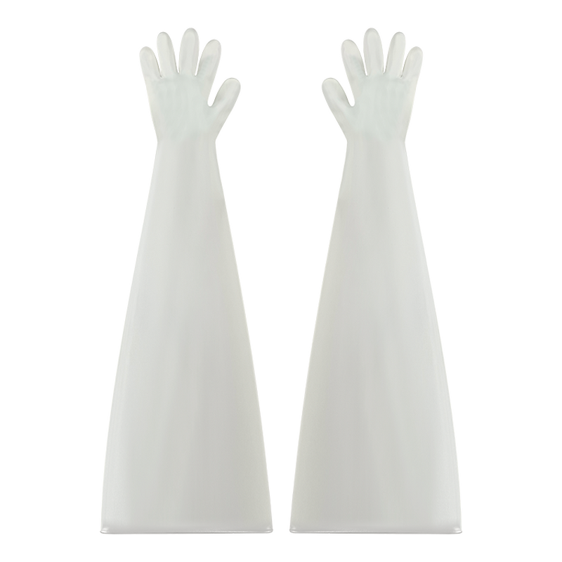 White Nitrile Rubber Gloves Manufacturer - Wholesale 10 Inch High Temperature Resistance Protective