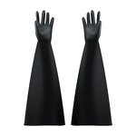 Butyl Rubber Industrial Gloves Manufacturer - High Strength Acid Alkali Chemical Resistant Short