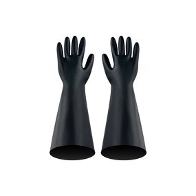 Butyl Rubber Gloves Manufacturer - Short Laboratory Hand Arm Protection Industrial