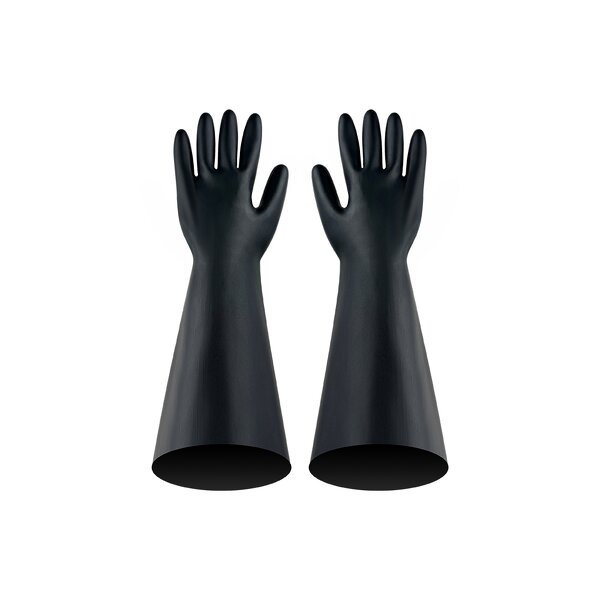 Butyl Rubber Gloves Manufacturer - Short Laboratory Hand Arm Protection Industrial