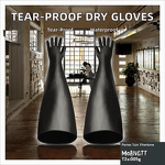Dry Box Safety Gloves Manufacturer - Waterproof Work New Design Tear Resistance Latex