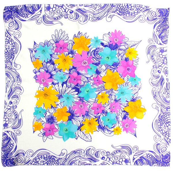 Polyester Scarf Factory - Custom Logo Print Hand Rolled Personalized Silk