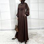 Muslim Dress Manufacturer - Wholesale Dubai Abaya Trumpet Sleeves Crystal Beads