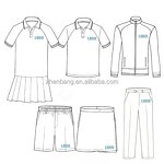School Uniform Factory - Custom Logo Jackets Pants Shorts Skirts Polo