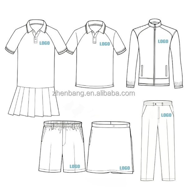 School Uniform Factory - Custom Logo Jackets Pants Shorts Skirts Polo