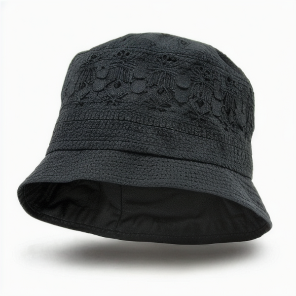 Bucket Hat Factory - Custom Cotton Puffy with Letter Embroidery Unisex