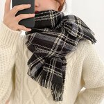 Cashmere Scarf Factory - Soft Solid Color Wraps Thin Long Tassel Casual Lady
