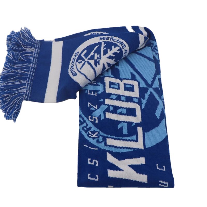 Soccer Scarf Manufacturer - Customized Design Knit Promotional Fan Scarf