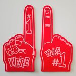 Foam Finger Factory - We Are #1 EVA Foam Hand Cheerleading Celebration