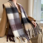 Polyester Scarf Factory - Oversized Chunky for Women Winter Warm Blanket Big
