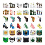 Club Headcover Set Manufacturer - Custom Striped Faux Fur Outdoor Golf