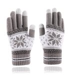 Knitted Gloves Manufacturer - Touchscreen Warm Lined for Work School Walking