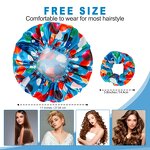 Shower Cap Set Manufacturer - Women's Double Layers PEVA Floral Reusable