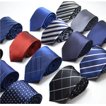 Men's Tie Factory - Custom Strip 100% Polyester Woven Business Tie