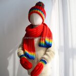 Children Scarf Manufacturer - Kids Knit Chunky Scarf Soft Acrylic Fabric Gift