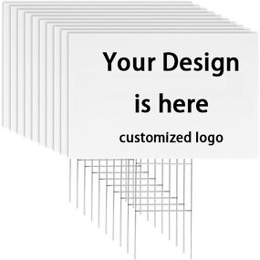 Lawn Signs Manufacturer - Custom PVC Eco-Friendly Cartoon H-Stakes Yard