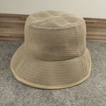 Bucket Hat Manufacturer - Customized Khaki Large Brim Mesh Cycling UV Protection