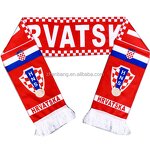 Soccer Scarf Set Manufacturer - Custom Knitted Neck Fan Football Scarf Hat