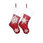 Christmas Stocking Manufacturer - Miniature Aluminum Snowflake Crystal Polyester