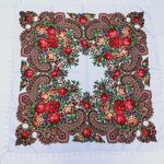 Russian Scarf Manufacturer - Unique Muffler Headwrap Lady Print Flowers Cotton