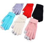 Touch Screen Gloves Manufacturer - New Style Knitting Wool Cute Fingerless