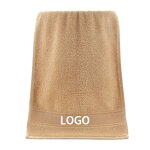 Bath Towel Factory - Customized Embroidery Logo Woven Cotton Thickened Comfortable