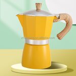 Espresso Pot Factory - Italian Aluminum Moka Stovetop Coffee Maker Set