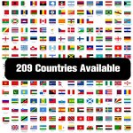 Handheld Flags Manufacturer - Custom Logo Polyester Sublimation Printed with Stick