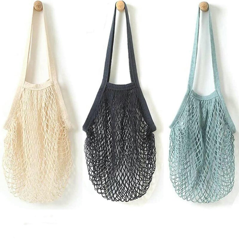 Produce Bags Factory - Reusable Cotton Mesh Washable Vegetable Shopping Bag