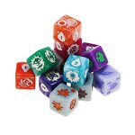Acrylic Dice Factory - Custom with Heat-Transfer Printed Logo for Games