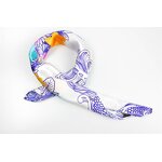 Polyester Scarf Factory - Custom Logo Print Hand Rolled Personalized Silk