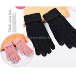 Touch Screen Gloves Manufacturer - New Style Knitting Wool Cute Fingerless