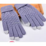 Touch Screen Gloves Manufacturer - New Style Knitting Wool Cute Fingerless