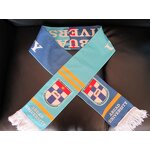 Football Scarf Factory - Custom Design Double Layers Silk Knit Fan Scarf