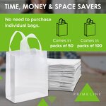 Merchandise Bag Manufacturer - Biodegradable Recycle Plastic Die Cut Handle