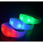 LED Bracelet Manufacturer - 7 Colors Voice Control Flashing Bangle for Party