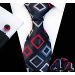 Men's Tie Factory - Custom Strip 100% Polyester Woven Business Tie