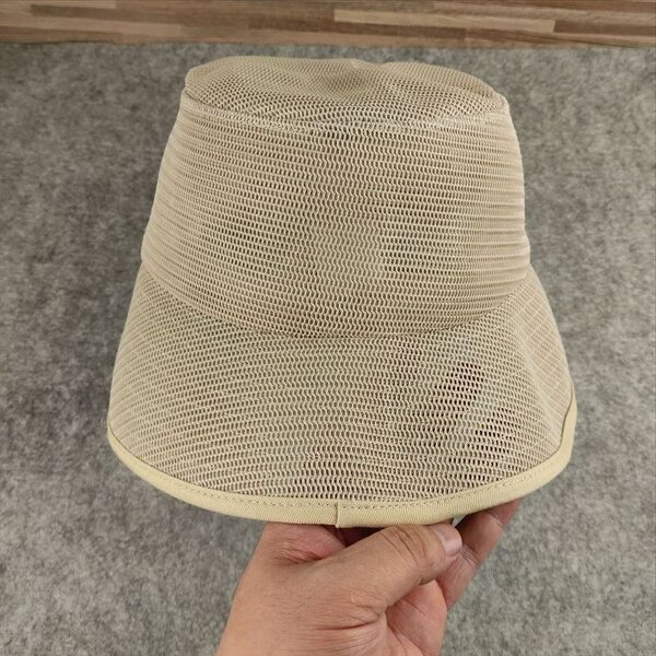Bucket Hat Manufacturer - Customized Khaki Large Brim Mesh Cycling UV Protection
