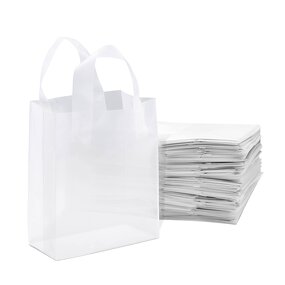 Merchandise Bag Manufacturer - Biodegradable Recycle Plastic Die Cut Handle