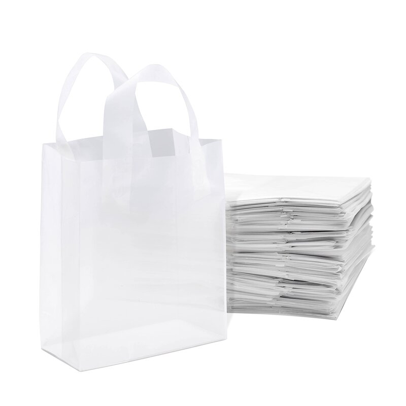 Merchandise Bag Manufacturer - Biodegradable Recycle Plastic Die Cut Handle