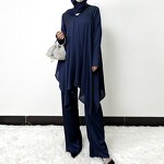Islamic Abaya Set Factory - Wholesale Elegant Modest Simple Polyester Suit Set